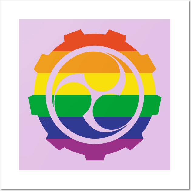 MechaCon LGBTQ Pride Wall Art by MechaJon